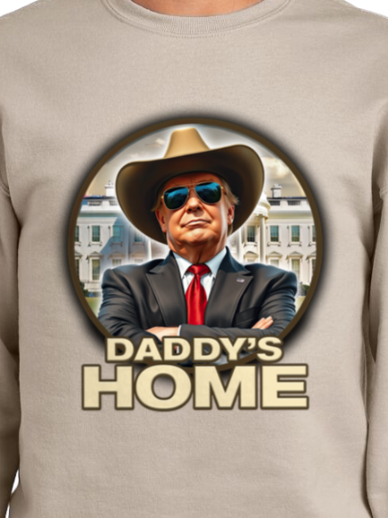 Daddy's Home Crewneck Sweatshirt