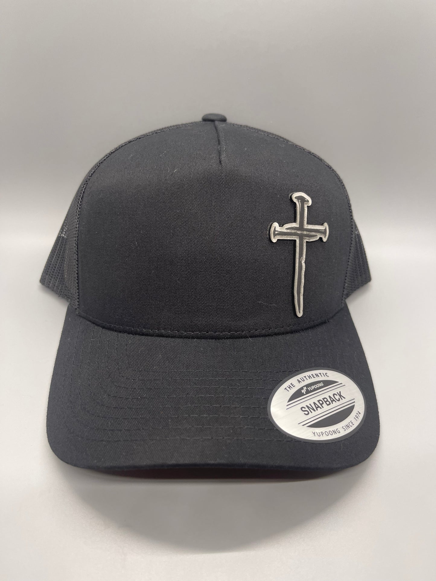 Silver Nail Cross hat