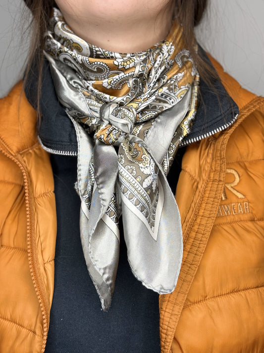 Golden Dusk Wild Rag – Classic Western Sophistication